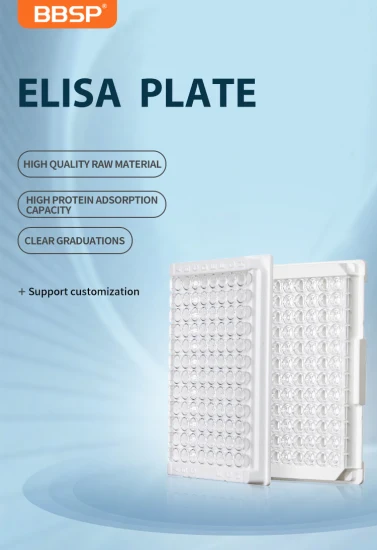 シーリングラボ用 Elisa プレート PCR Qpcr 96 ウェルプレート