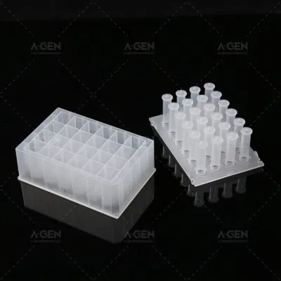 プラスチック PCR フリー PP ポリプロピレン、24 磁気スリーブ/核酸抽出用チップコーム (Kingfisher Flex)